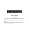 RPG Item: Fire and Sword (Second Edition)