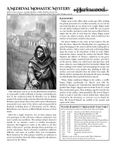 RPG Item: A Medieval Monastic Mystery