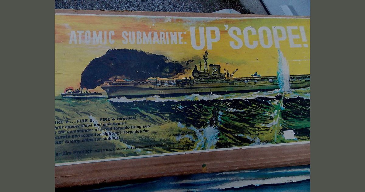 Atomic Submarine Up Scope Board Game Boardgamegeek