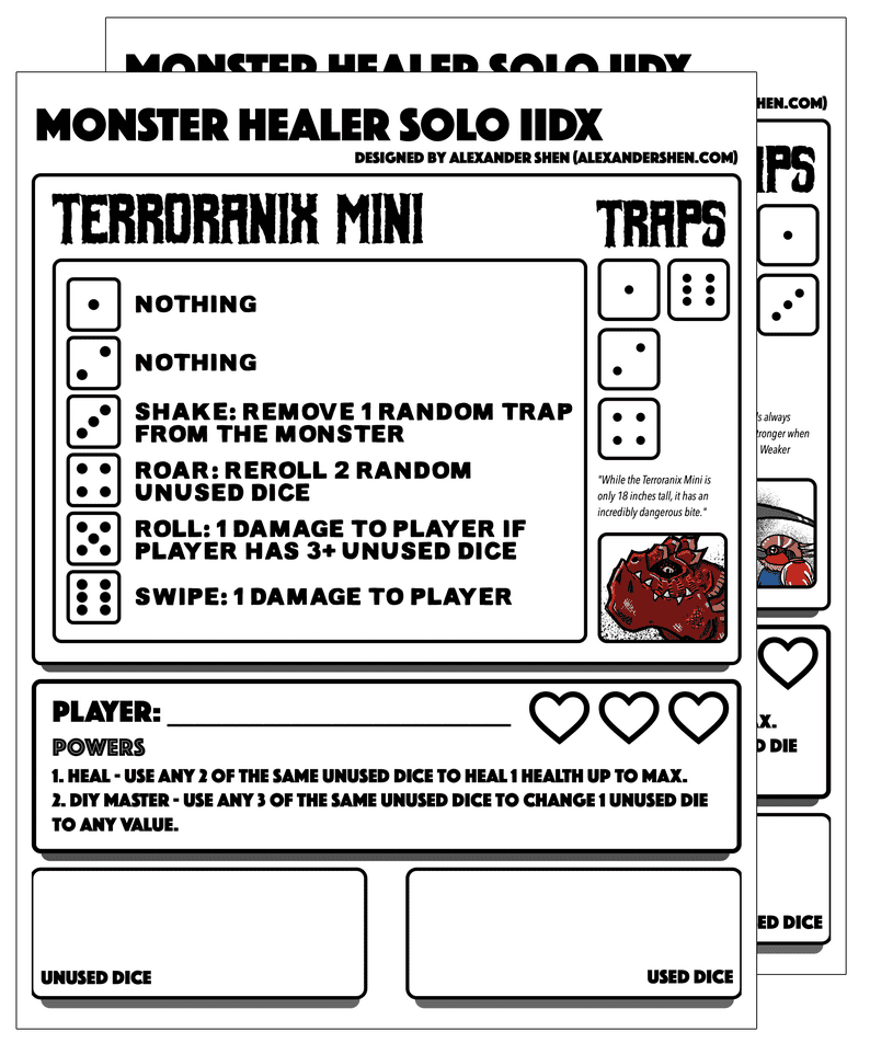 Monster Healer Solo IIDX cover art