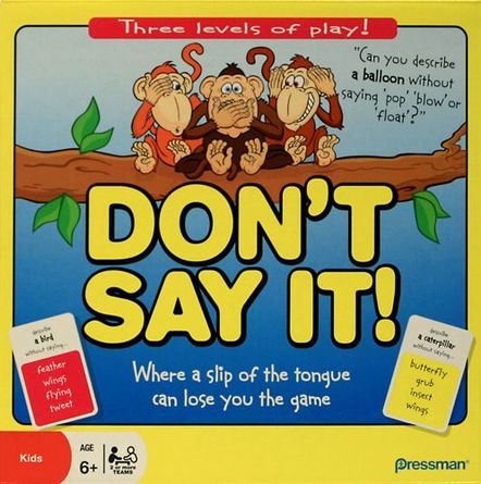 Don't Say It | Board Game | BoardGameGeek