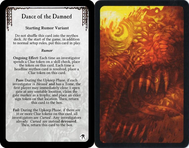 Arkham Horror: Dance of the Damned (Mythos) | Image | BoardGameGeek