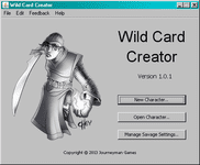 RPG Item: Wild Card Creator