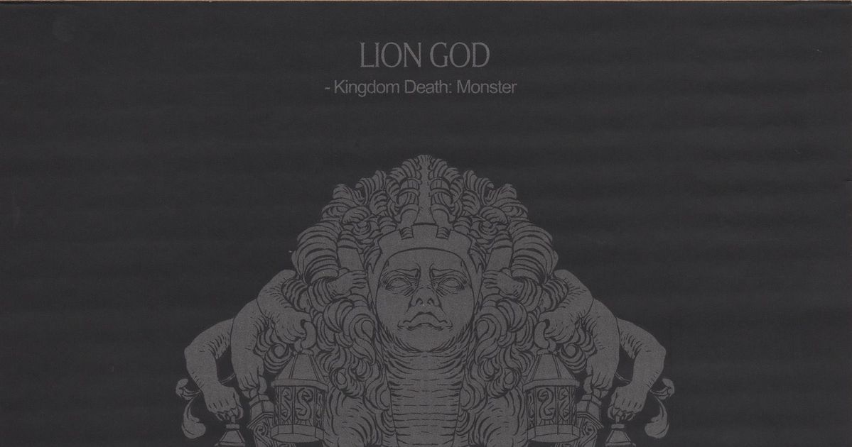 Kingdom Death: Monster – Lion God Expansion | Board Game | BoardGameGeek