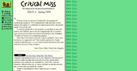 Issue: Critical Miss (Issue 2 - Spring 1999)