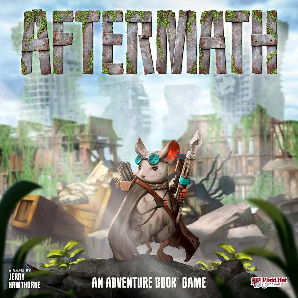 Aftermath, Plaid Hat Games, 2019 — front cover (image provided by the publisher)