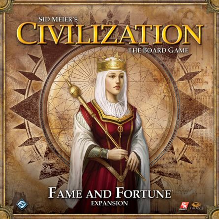 Sid Meier's Civilization Fame and Fortune Board Game Expansion NEW Rare OOP 