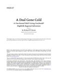 RPG Item: HIG5-07: A Deal Gone Cold