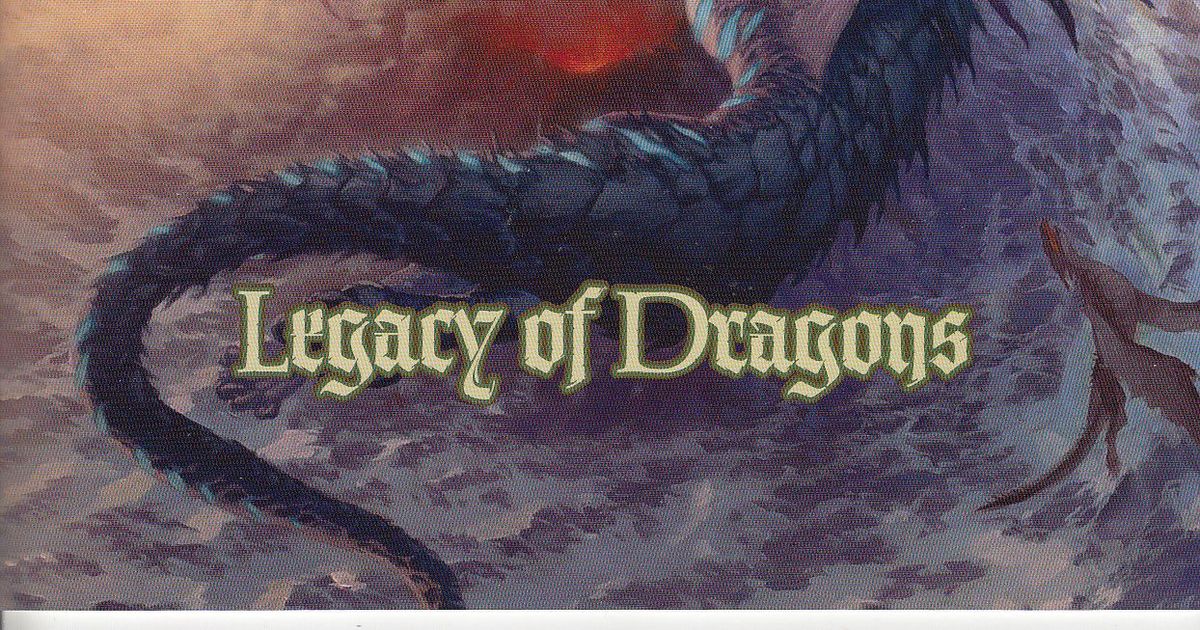 Legacy of Dragons | RPG Item | RPGGeek