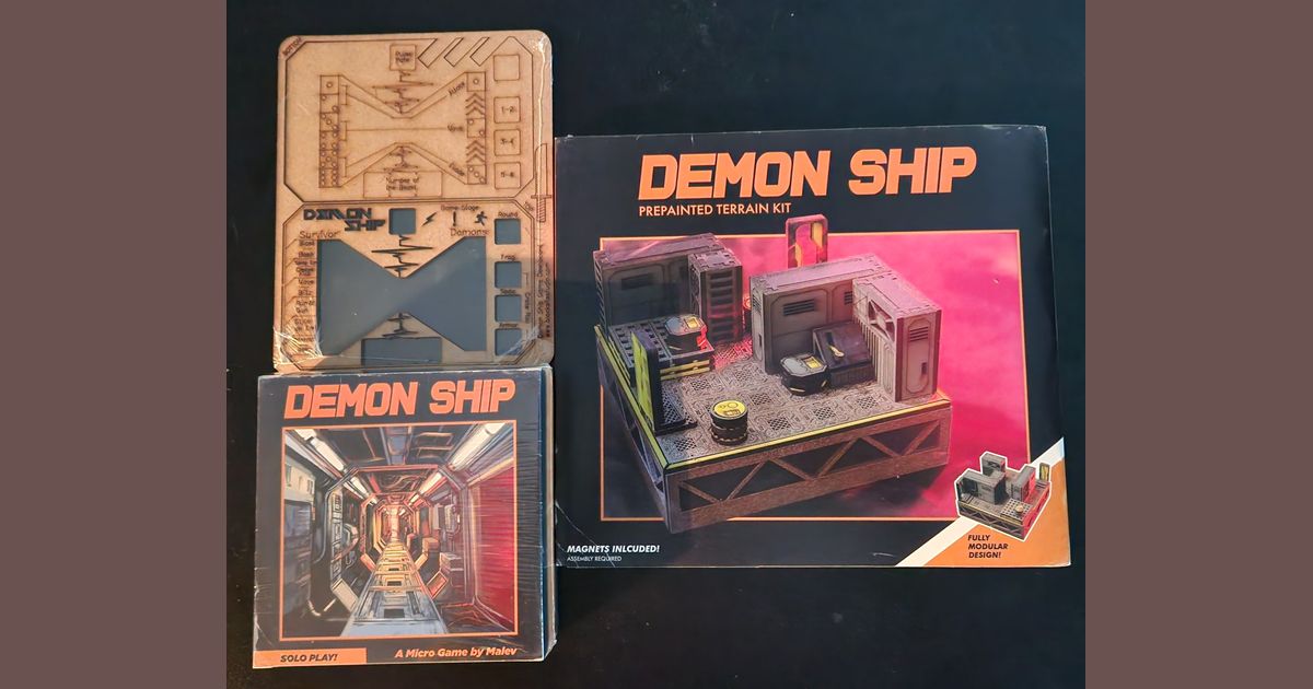 demon ship board game