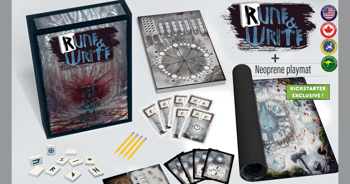 Kickstarter: Rune & Write | Juegos Roll & Write
