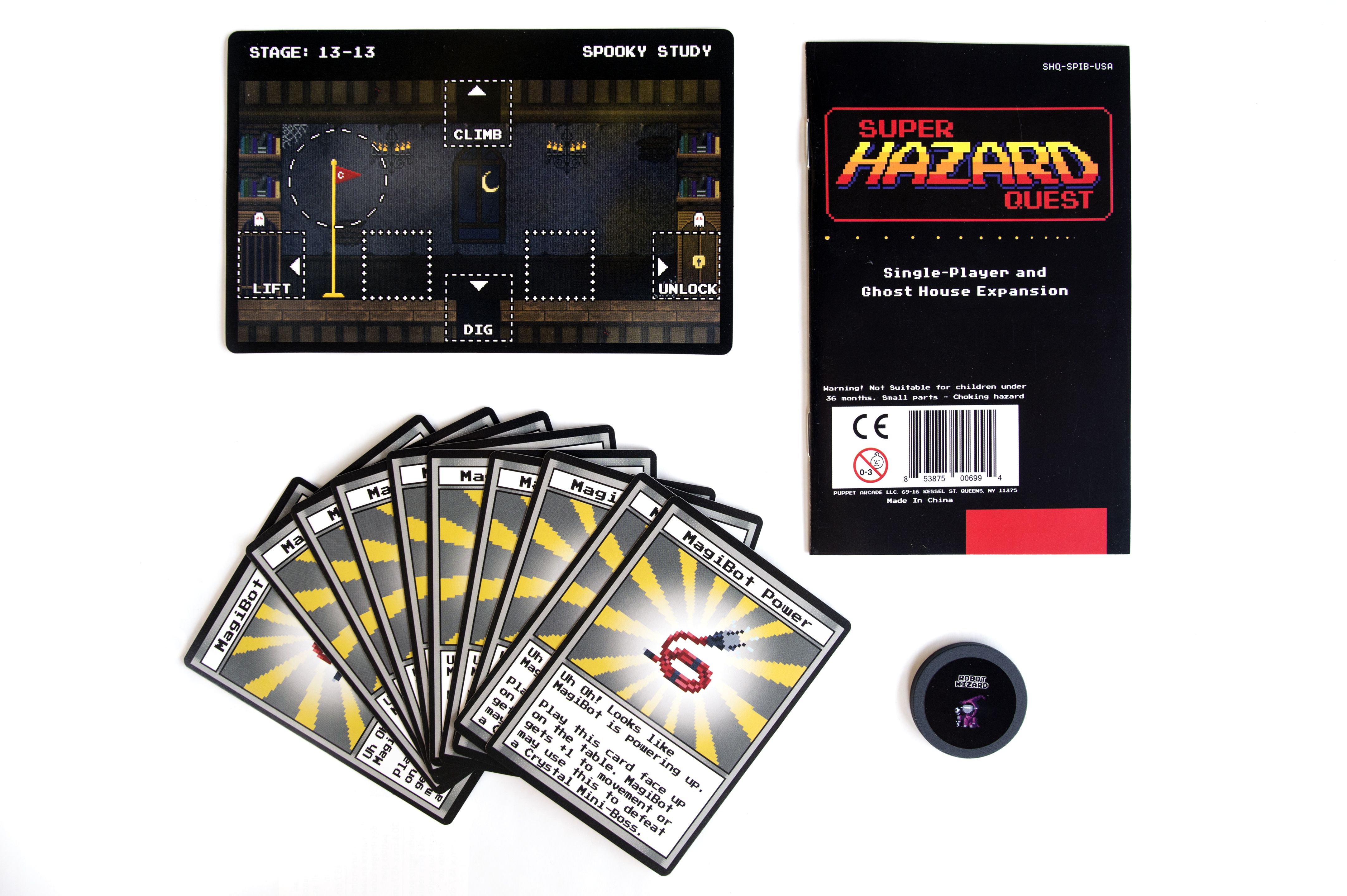 Super Hazard Quest: Single-Player and Ghost House Expansion box art