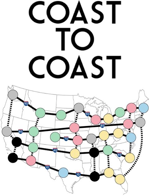 Coast To Coast Board Game Boardgamegeek