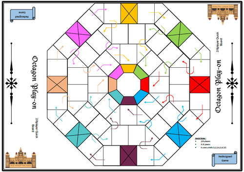 Board Game: Square play-on
