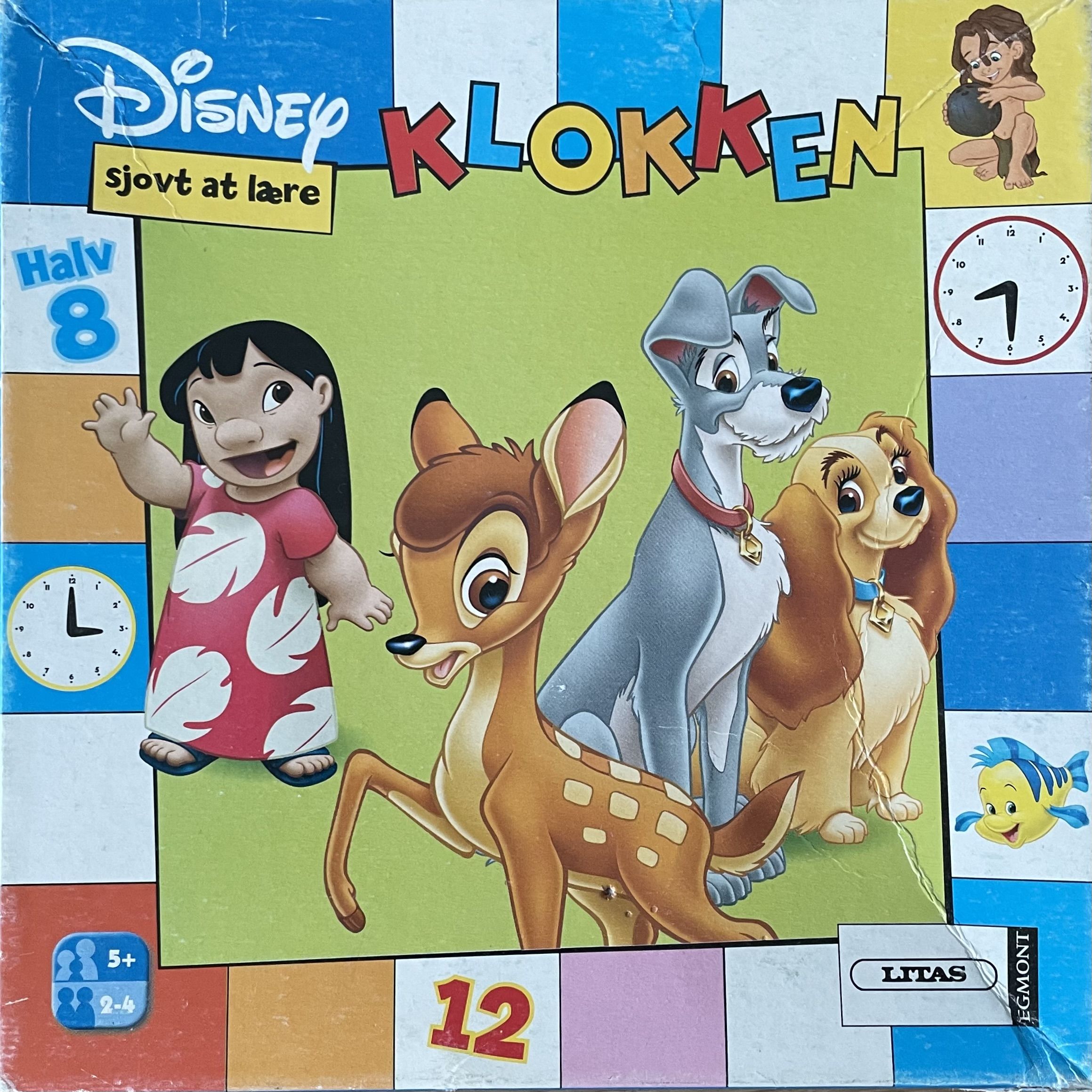 Disney sjovt at lære klokken