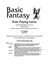 RPG Item: Basic Fantasy Role-Playing Game (2nd Edition)