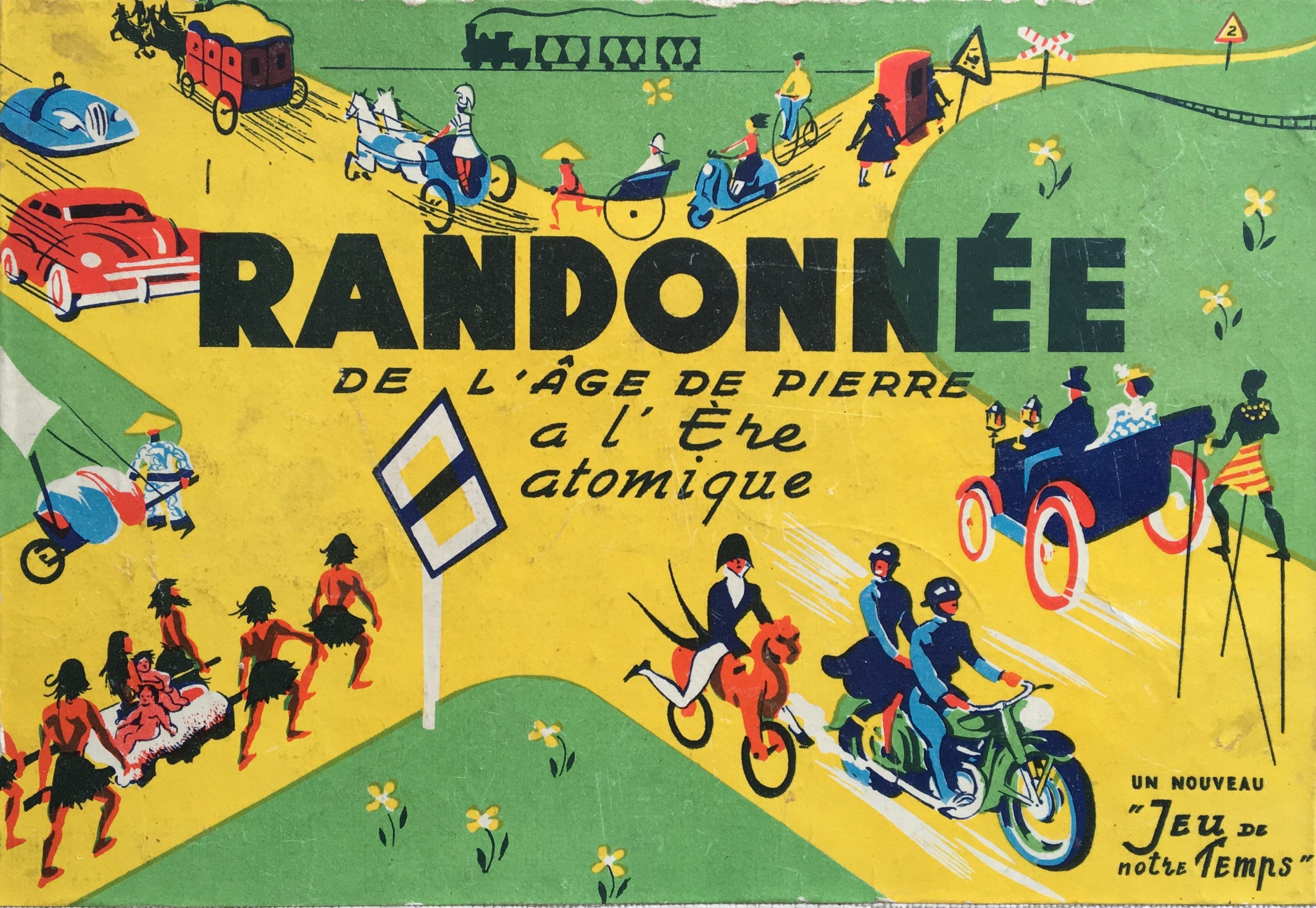 Randonnée de l'âge de pierre à l'ère atomique box art
