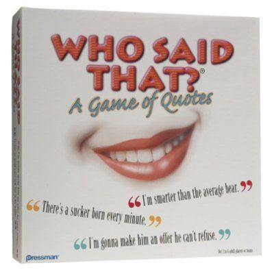 Who Said That? box art