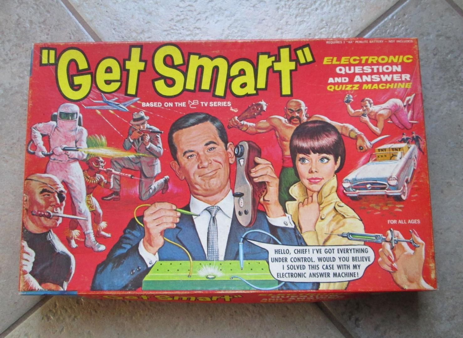 "Get Smart" Electronic Question and Answer Quiz Machine box art