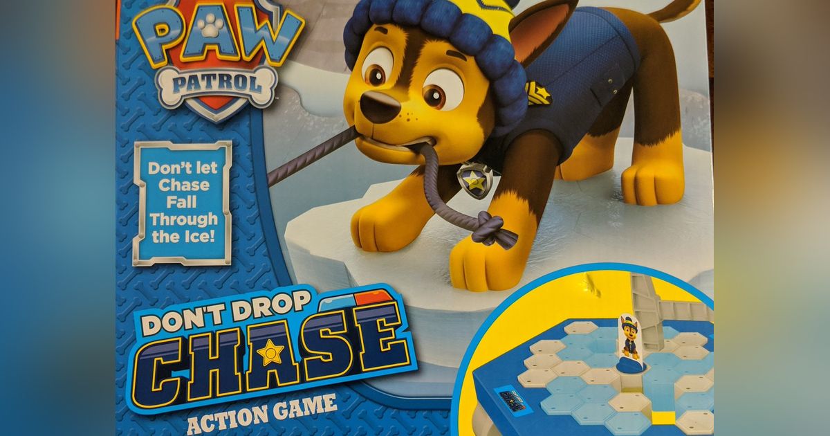 PAW Patrol Don't Drop Chase Action Game from Cardinal 