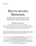 RPG Item: TYMA1-4: Death before Dishonor