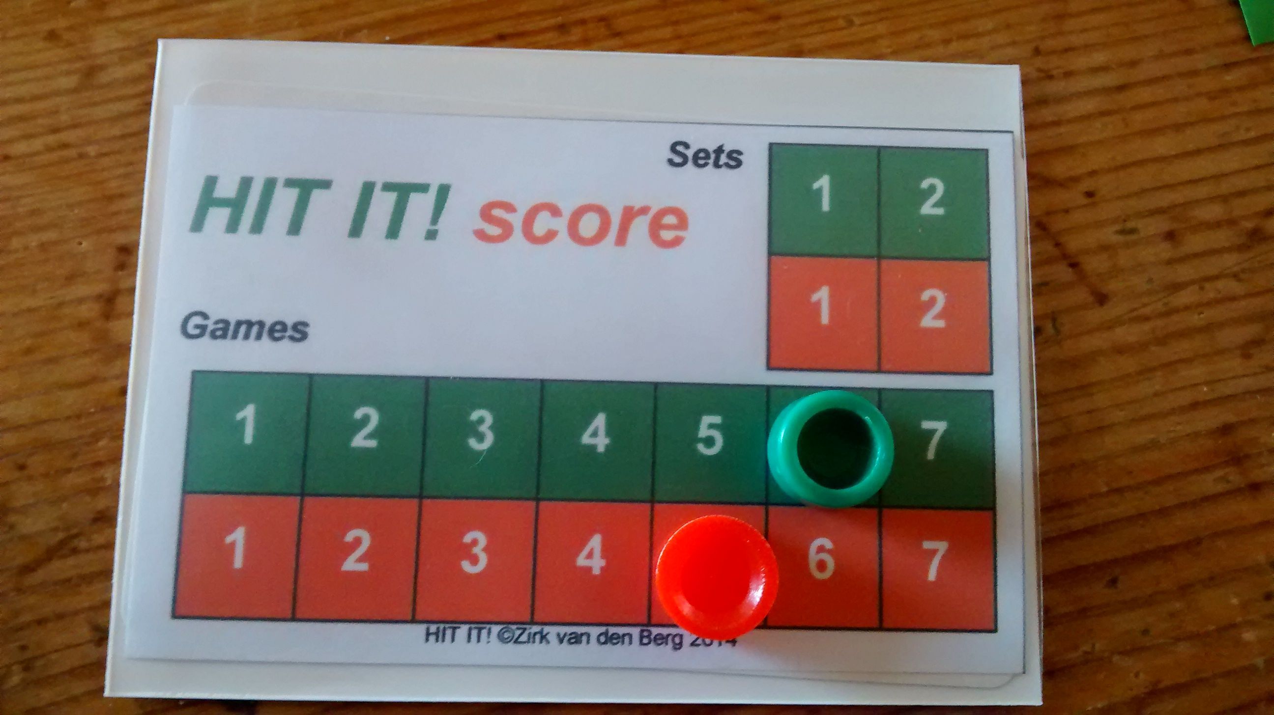 Hit It! Tactical Card Game of Tennis