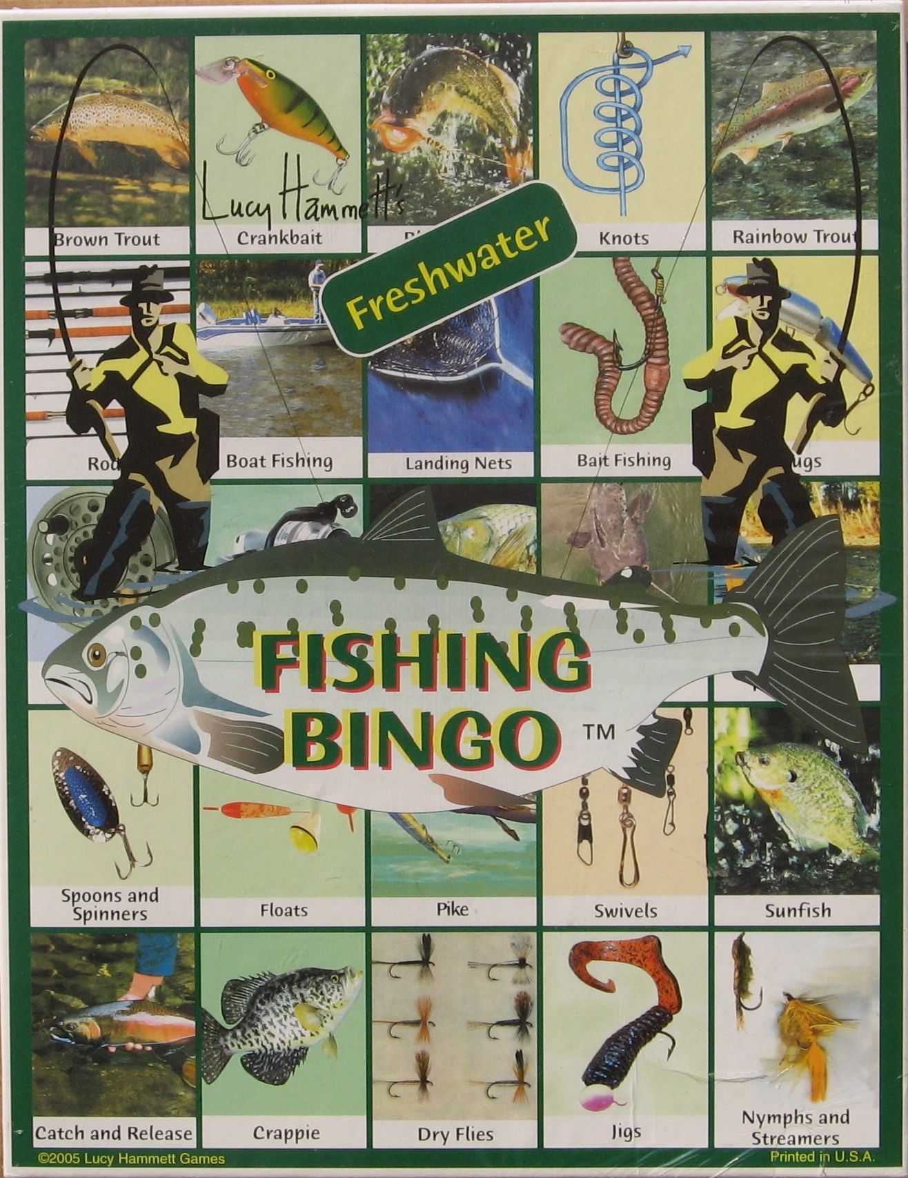 Lucy Hammett's Fishing Bingo
