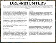 RPG Item: Dreamhunters