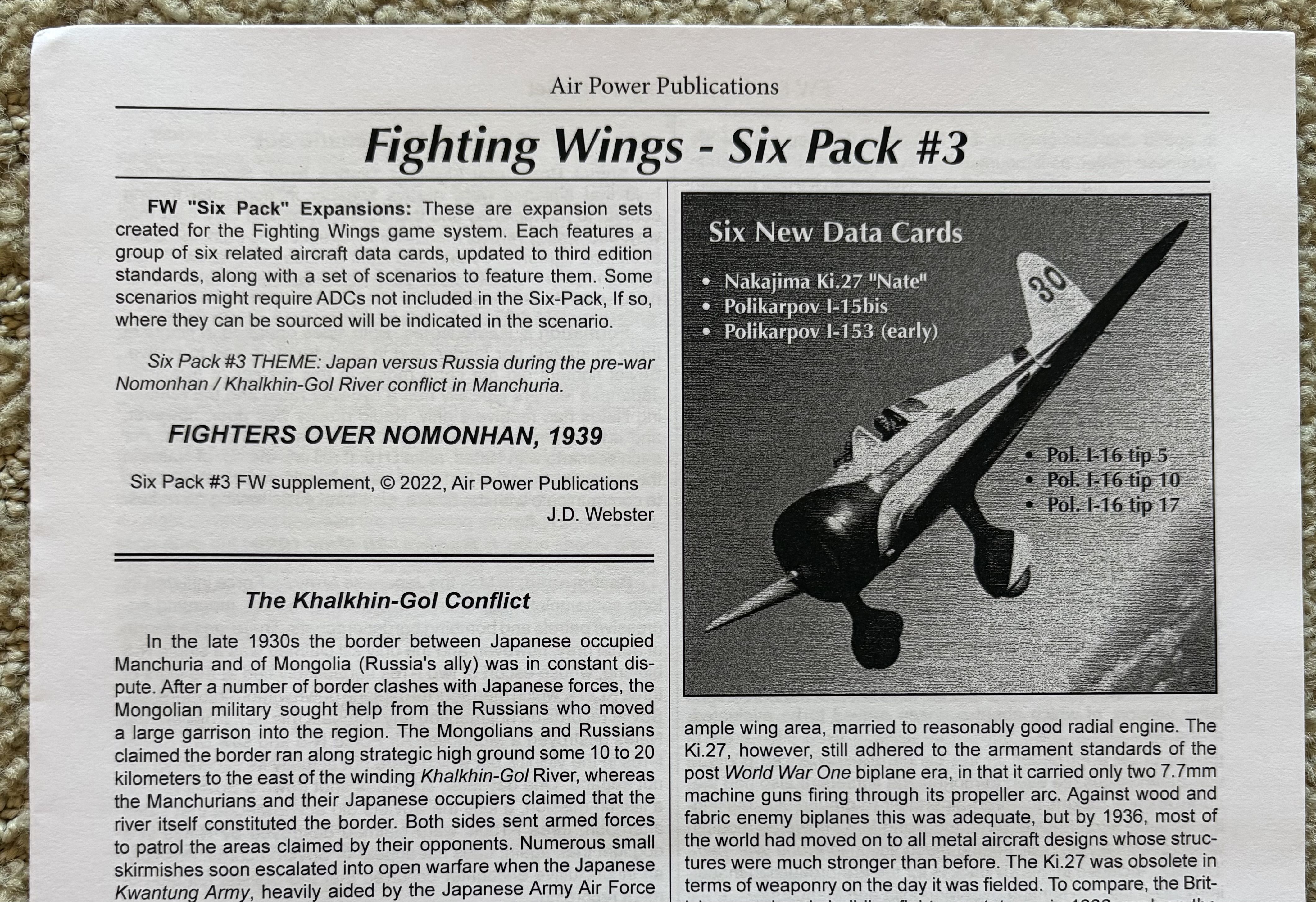 Fighting Wings: Six Pack #3
