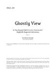 RPG Item: HIG3-04: Ghostly View