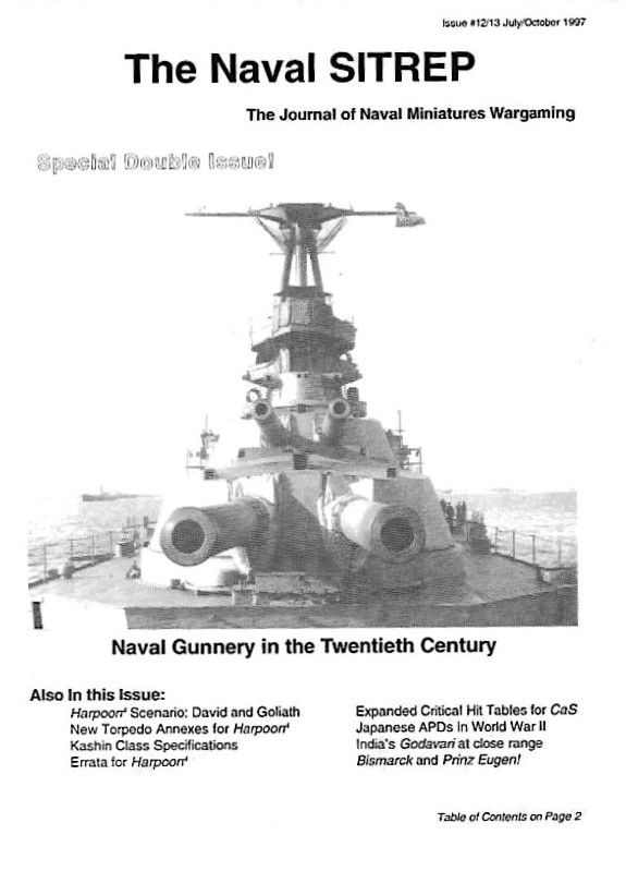 The Naval SITREP: The Journal of Naval Miniatures Wargaming #12-13
