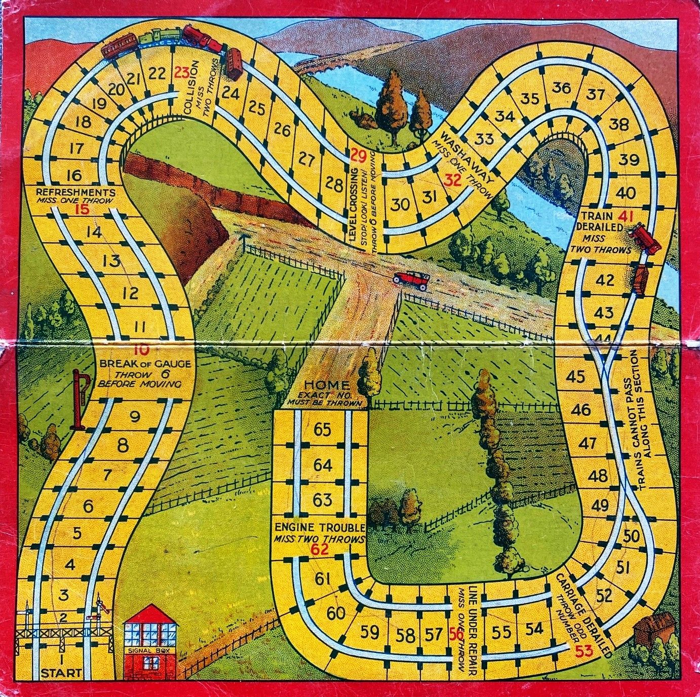 Juego de carreras de tren