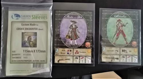 cosmic encounter card sleeves Katomula Art Matte for Trading Cards, 100 pcs, Spaceship  Toytooth Alien Deck Building Game + Expansion Galacticmon Ascension: Cosmic Evolution Standard