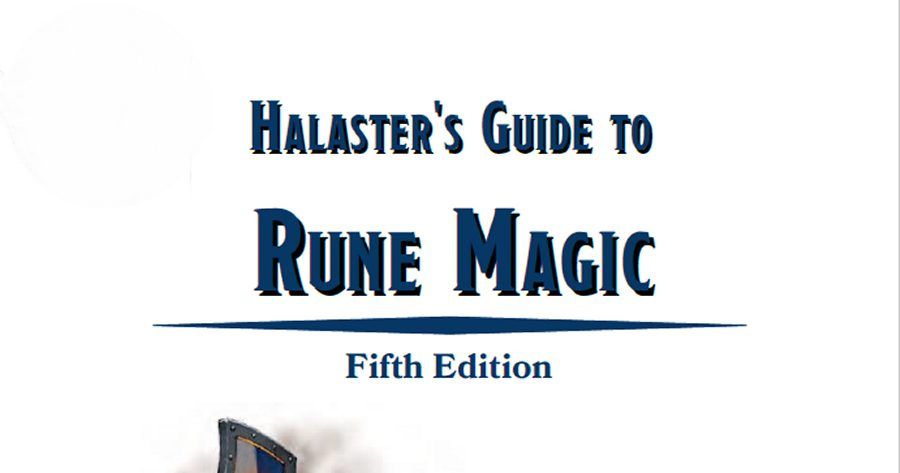 Halaster's Guide to Rune Magic | RPG Item | RPGGeek