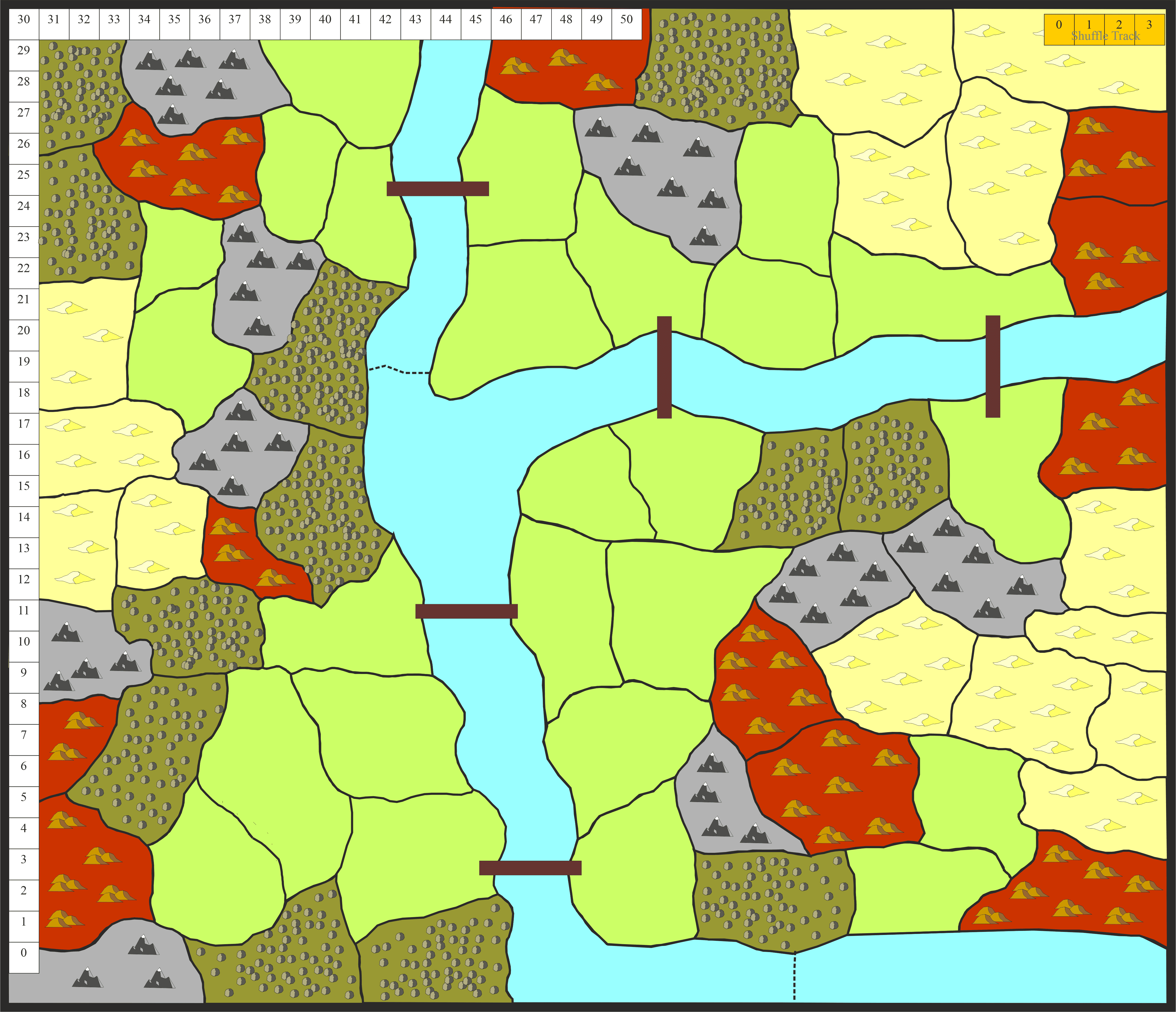Muddy maps - Development images | Bloodstones: Dwarves & Djinn