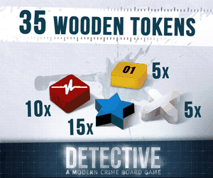 Detective: Wooden Tokens