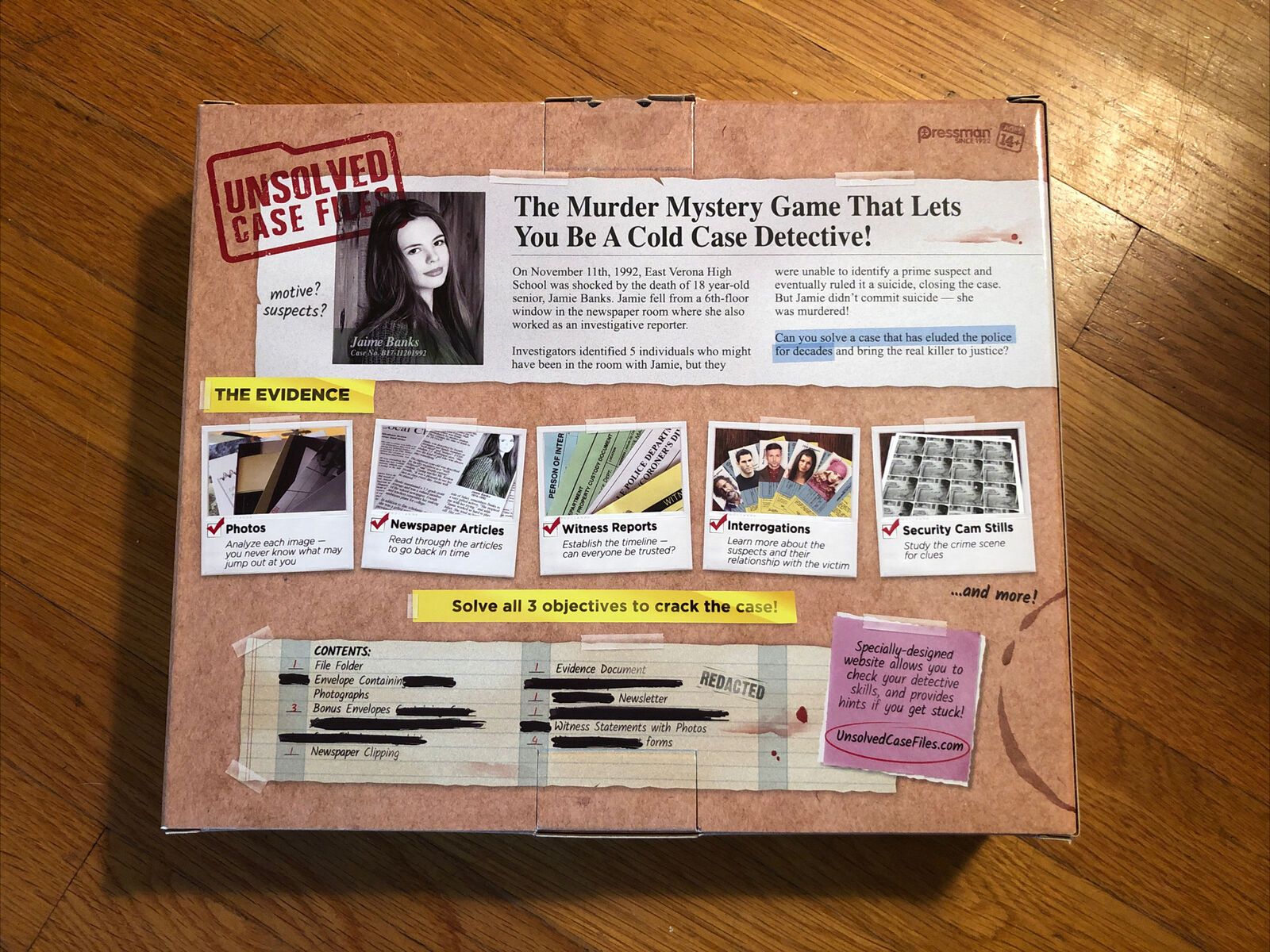 Unsolved Case Files: Jamie Banks | Image | BoardGameGeek