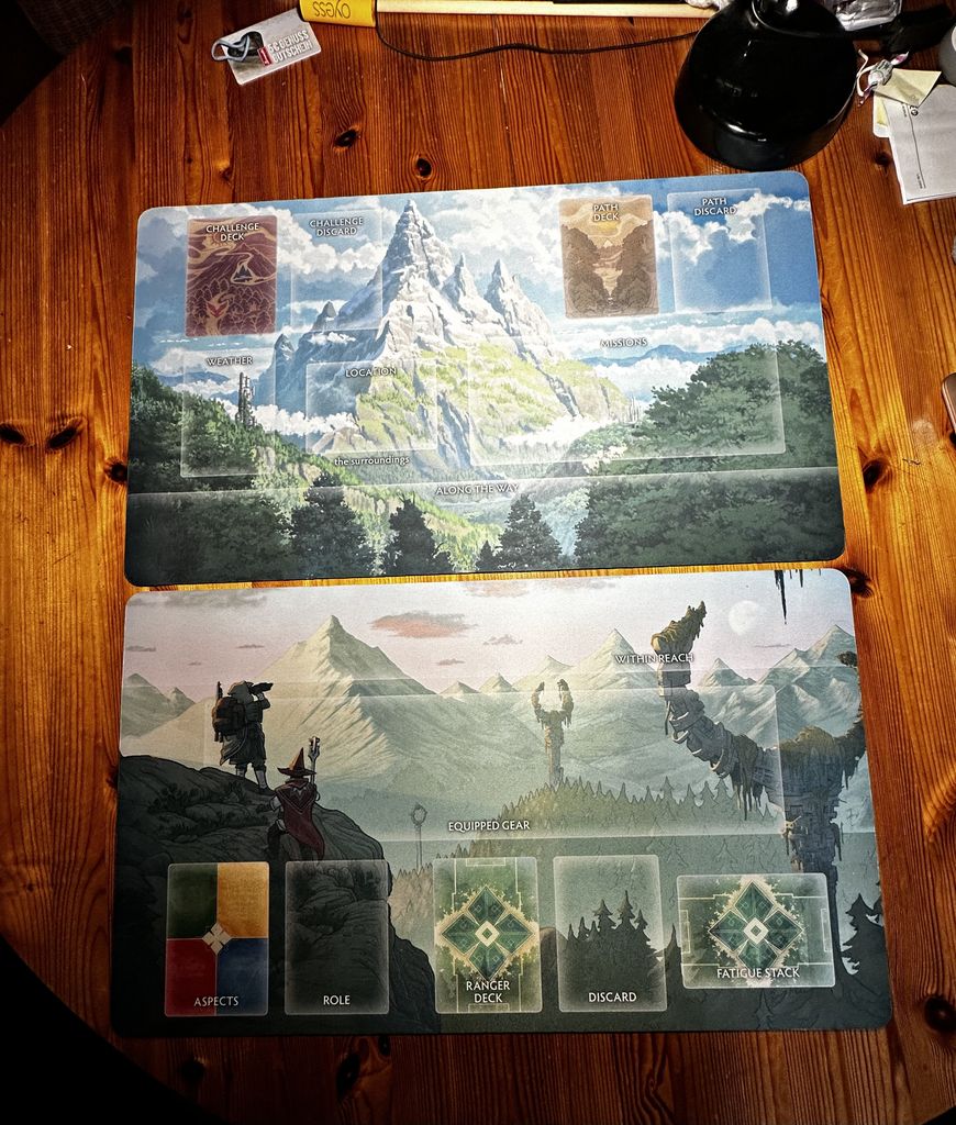 Five 11x17 Playmats (English & Francais) | Earthborne Rangers