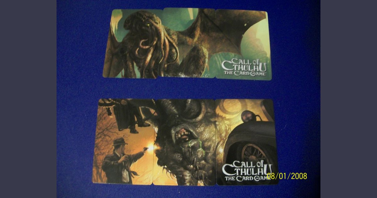 Call of Cthulhu Card Game Domain Cards 