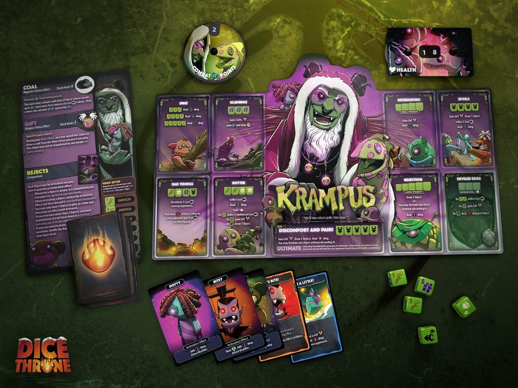 Dice Throne: Santa vs Krampus
