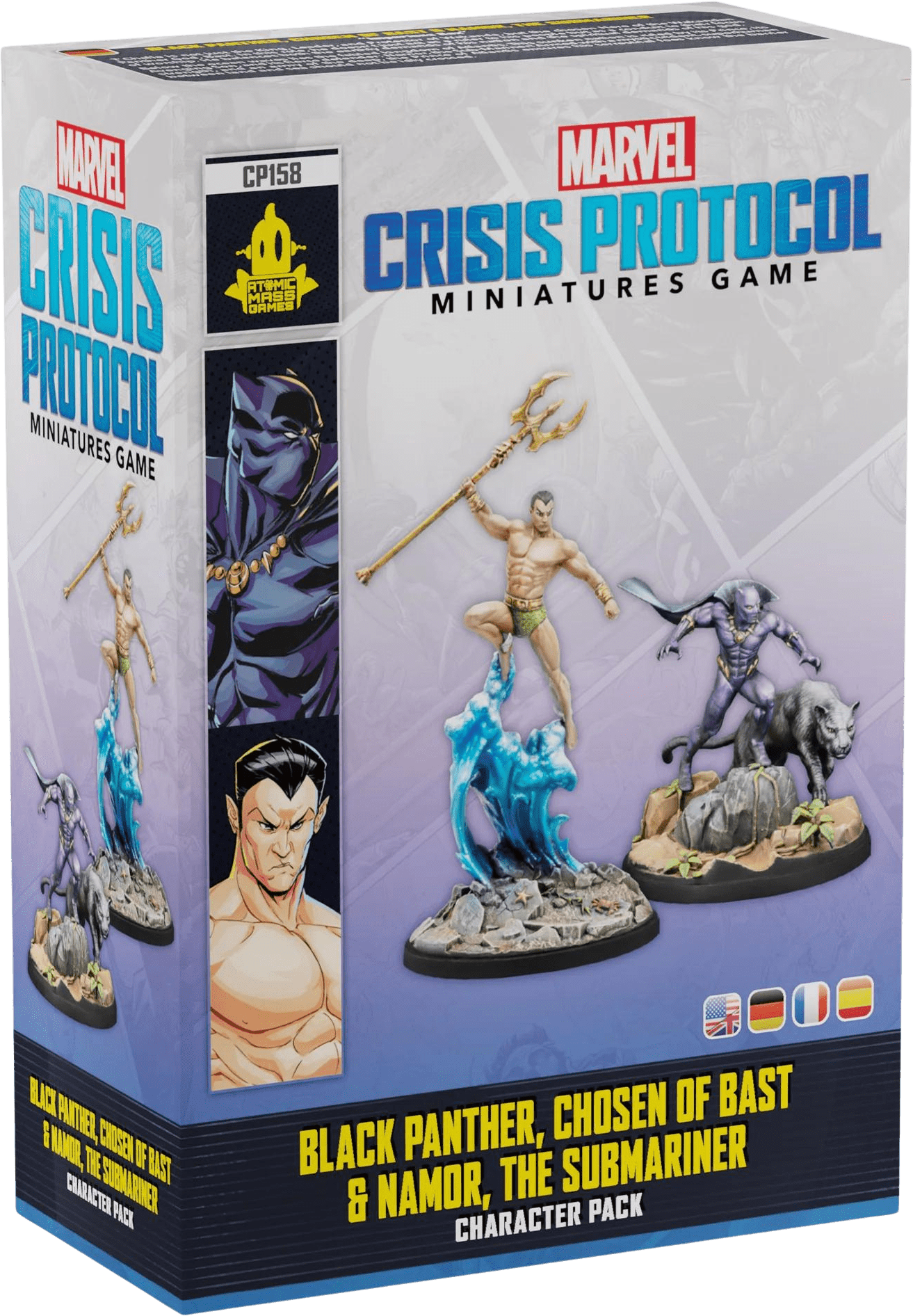 Marvel: Crisis Protocol – Black Panther, Chosen of Bast & Namor, the Sub-Mariner cover art