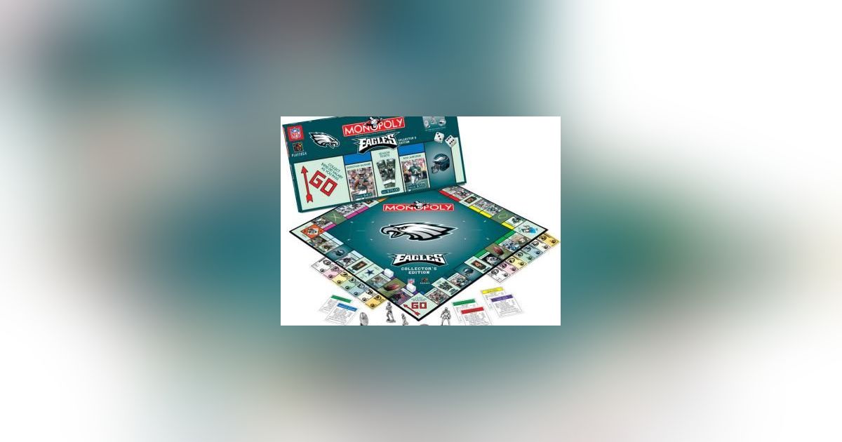 Monopoly Philadelphia Eagles Board Game BoardGameGeek