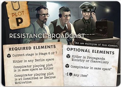 Black Orchestra: Resistance Broadcast Promo Card