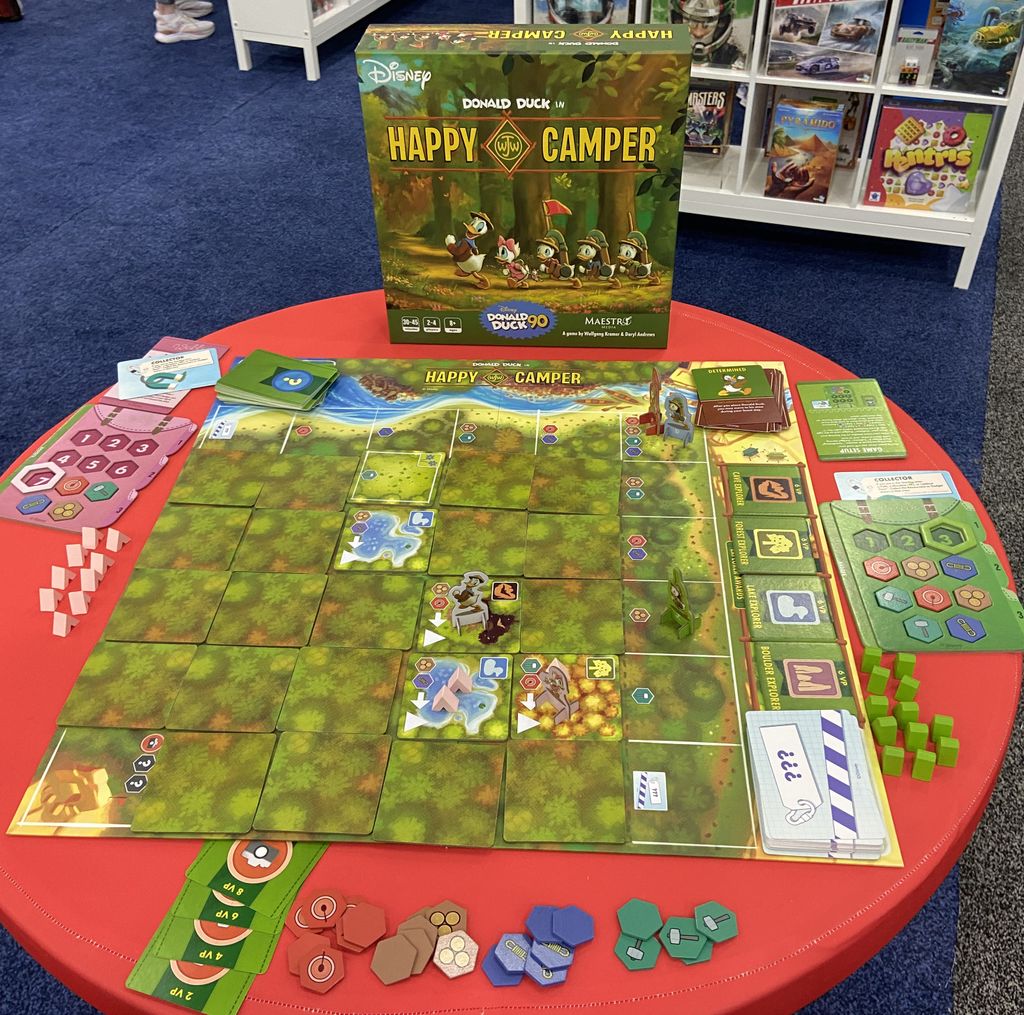 Happy Camper의 도날드 덕, Maestro Media, 2025 — GAMA Expo 2025에서 전시