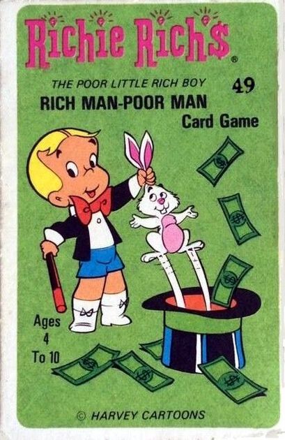 Richie Rich Rich Man Poor Man Card Game Board Game Boardgamegeek