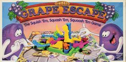 Vintage 1992 the Grape Escape Board Game COMPLETE With Goop Container  Parkerbros 