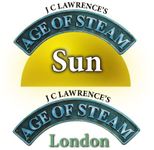 Board Game: Age of Steam Expansion: Sun / London