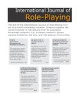 Issue: International Journal of Role-Playing (Issue 6 - Dec 2016)
