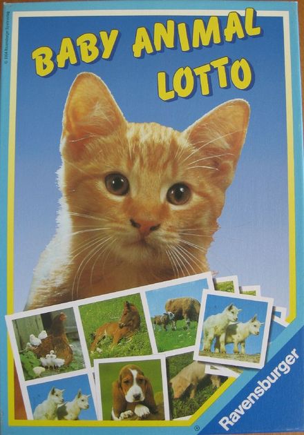Baby Animal Lotto Board Game Boardgamegeek