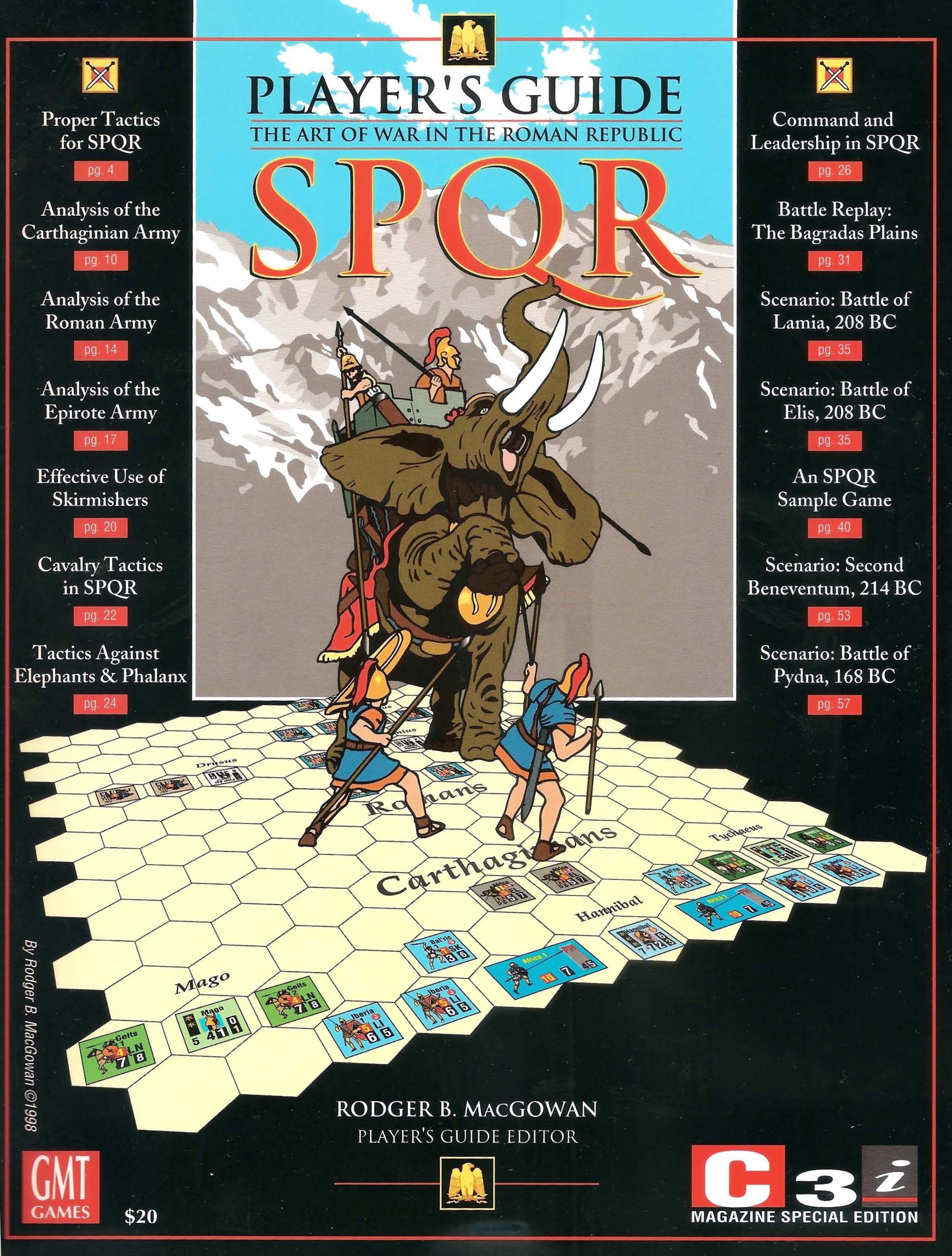 Coperta SPQR: Player's Guide